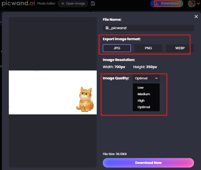 Picwand Export Image With Transparent Background
