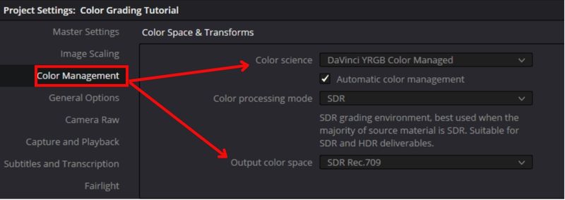 Adjust Color Space