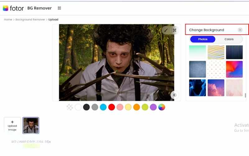 Change Background Photo