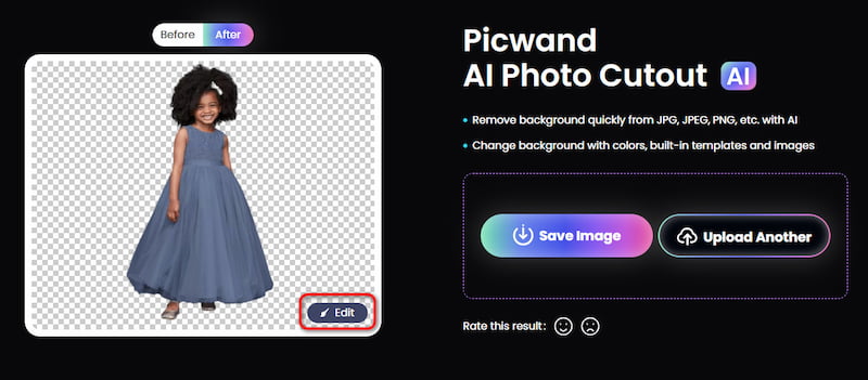 Click Edit to Edit Details