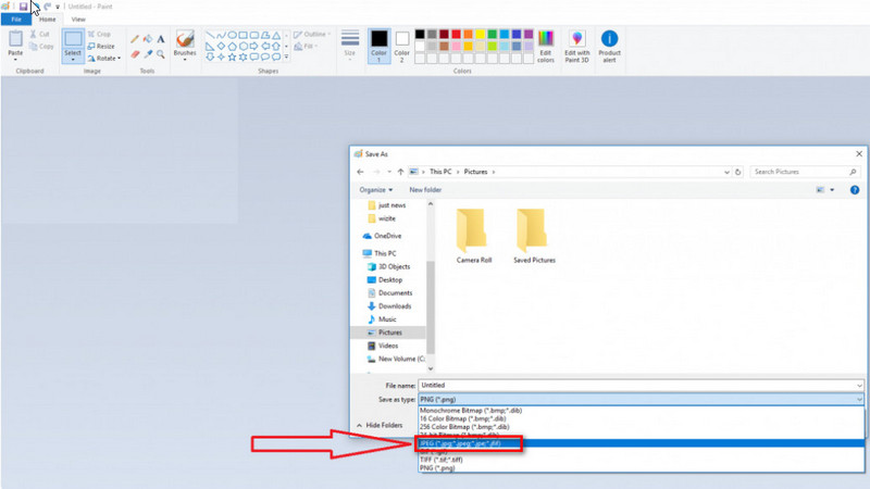 Convert Image to JPG OnPaint