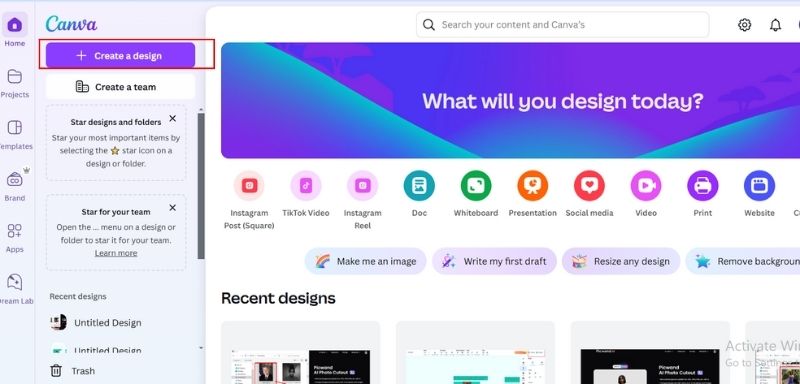 Create A Design