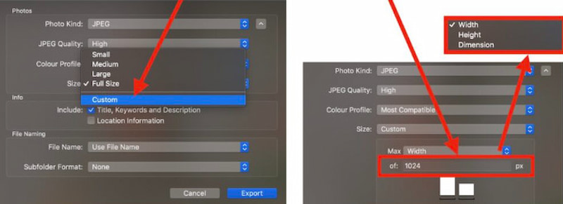 Custom Picture Size