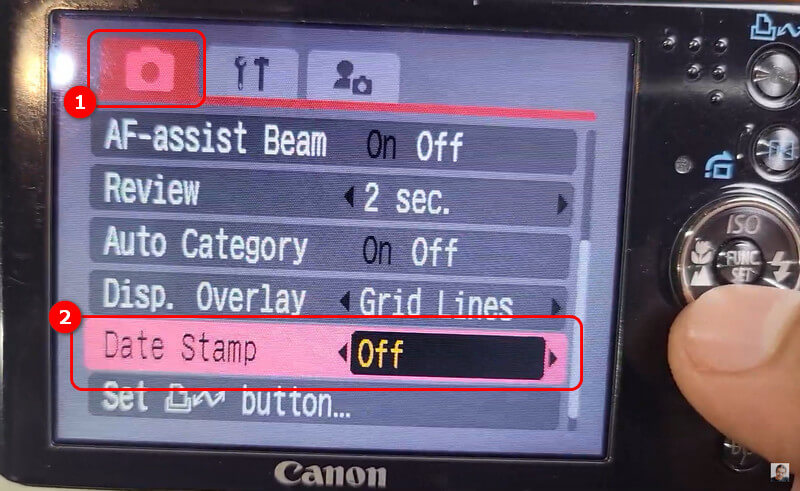 Disable Date Stamp On Canon
