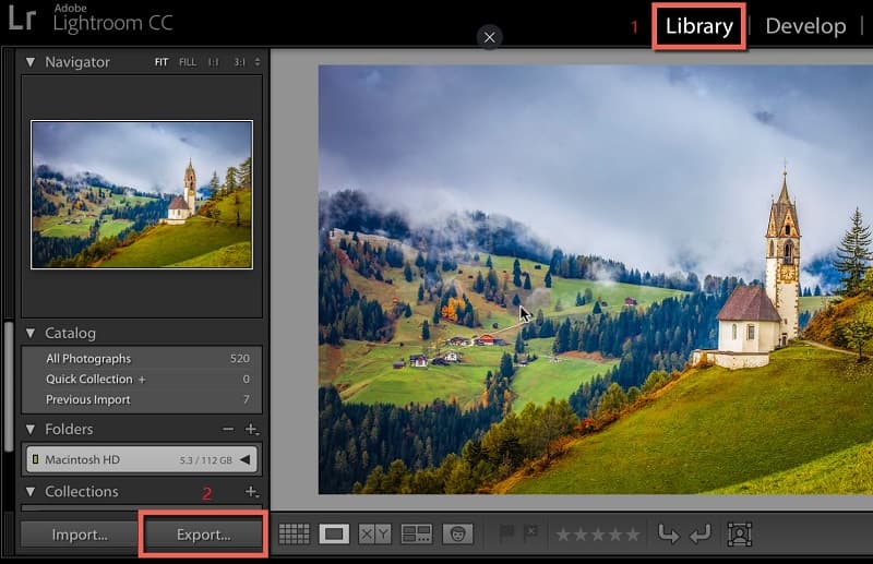 Export Photo Lightroom