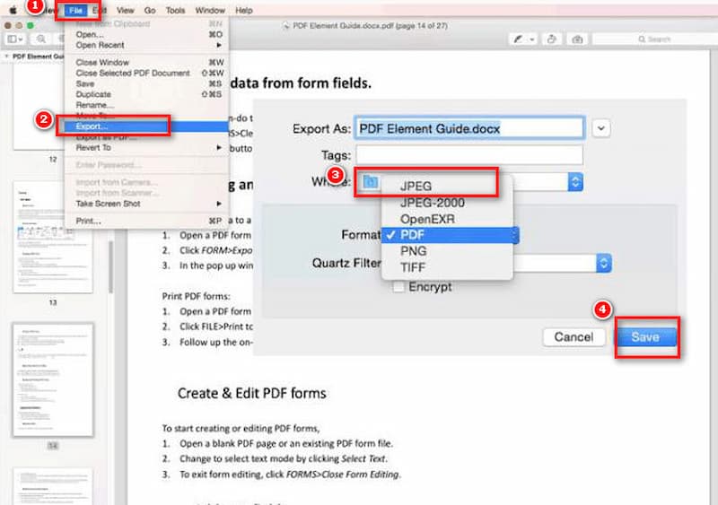File Export JPG
