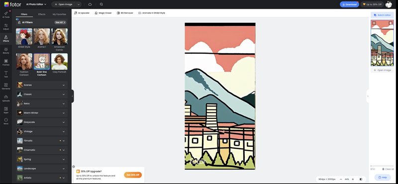Fotor AI Filters
