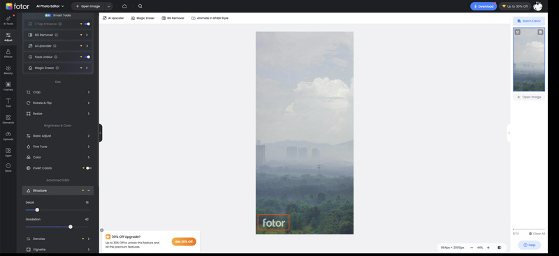 Fotor Use Advanced Features