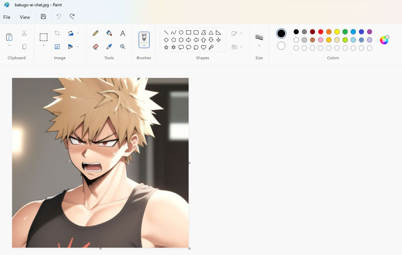 Open Photo In Paint