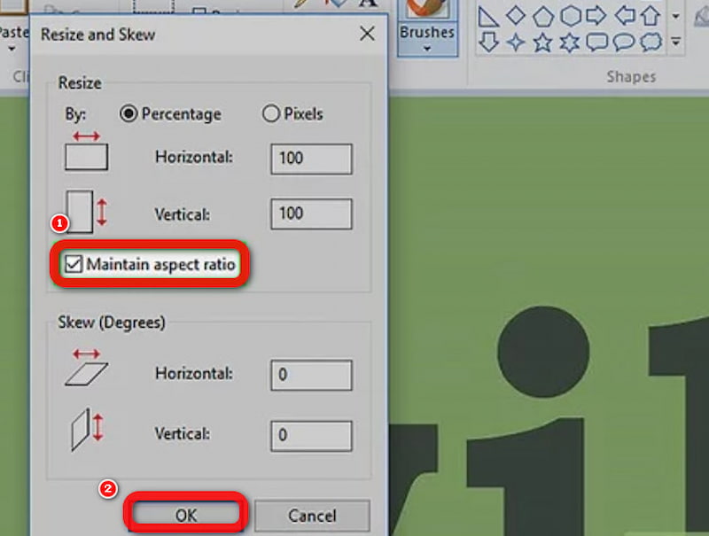 Paint Click Ok