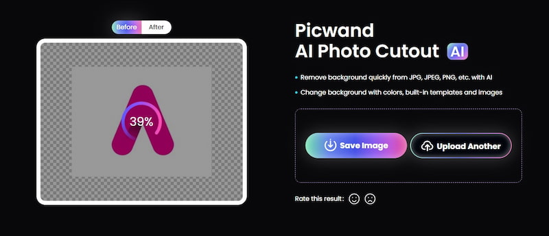 Picwand Make Logo Transparent