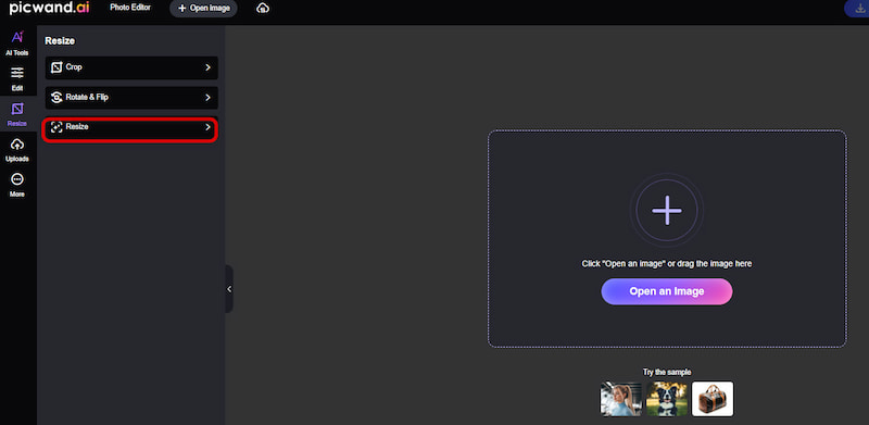 Picwand Resize
