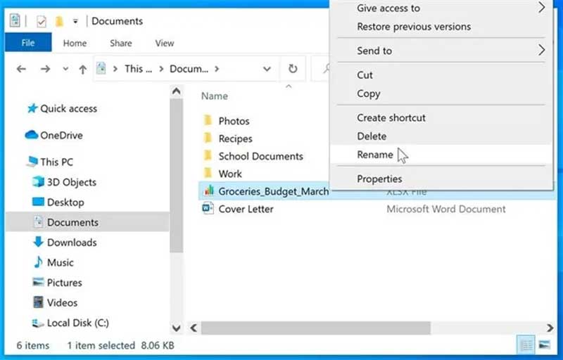 Rename The Corrupted Photo