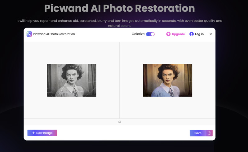 Restore Old Black And White Photo Picwand AI