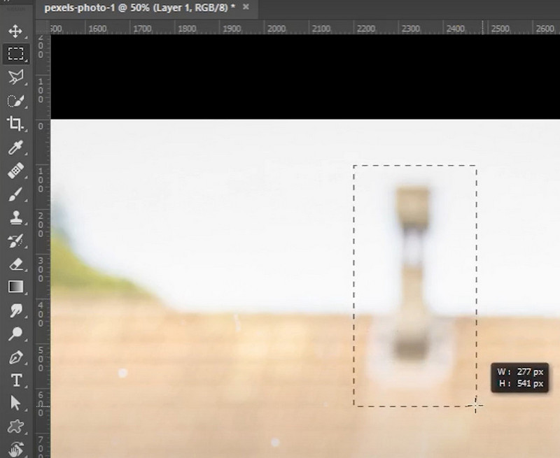 Select The Date Stamp Area