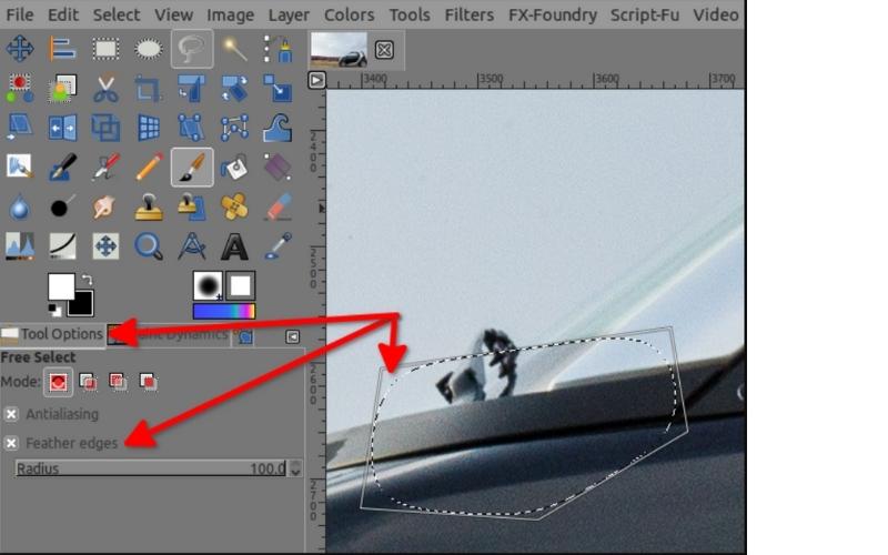 Set The Radius Feather