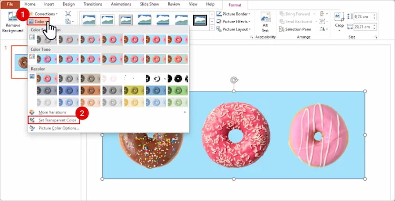 Set Transparent Color