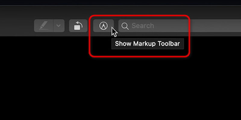 Show Markup Toolbar