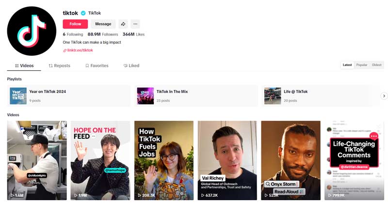 Tiktok Image Size
