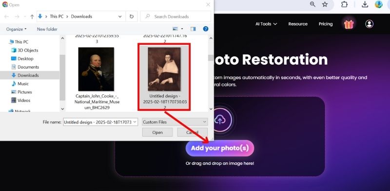 Add The Photo