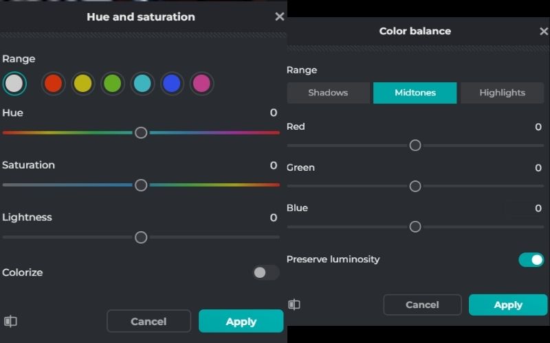 Adjust Color Balance And Saturation