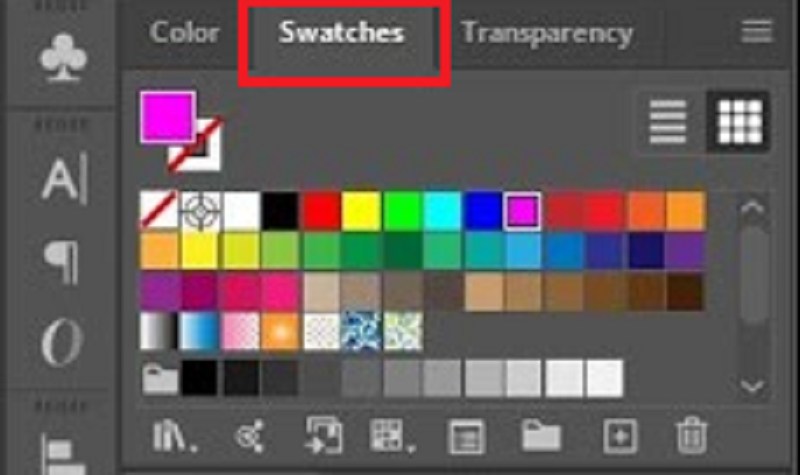Adobe Swatches Colors