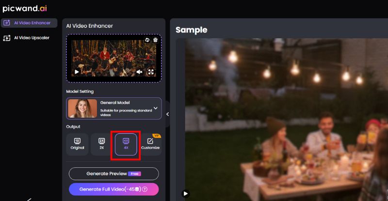 Choose Enhancement Option