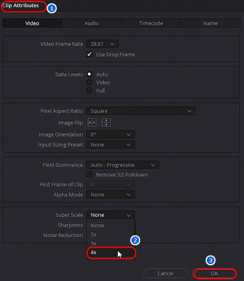 Davinci Clip Attributes