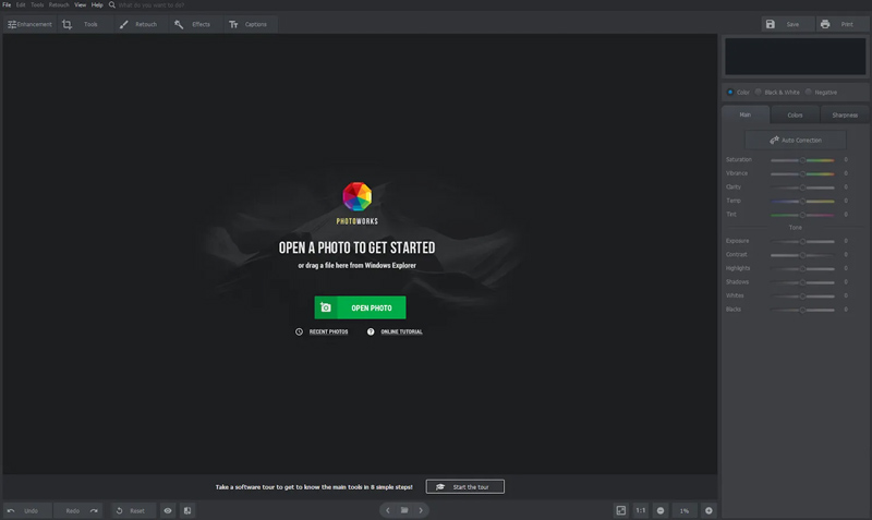 Open Photoworks Photo Editor