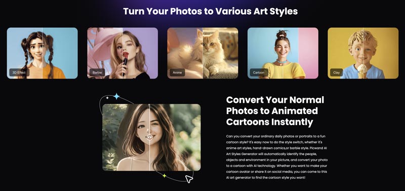 Picwand Ai Online Ai Art Styles Generator