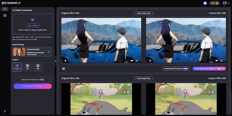 Picwand Ai Video Enhancer