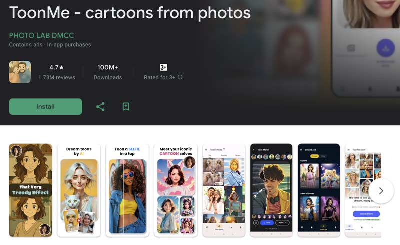 Toonme App Cartoons From Photos