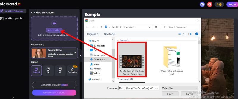 Upload Your Video
