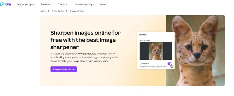 Canva Sharpener