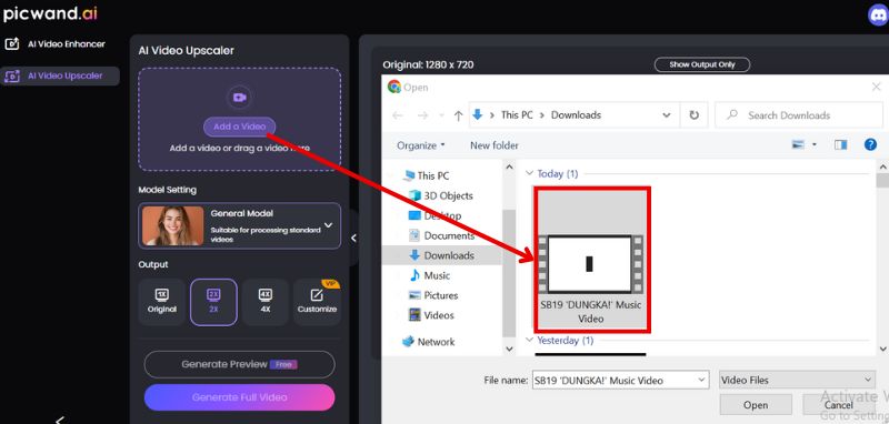 Click Add A Video
