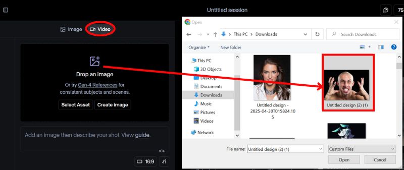 Click Drop An Image