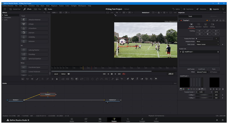 Davinci Resolve Motion Tracking