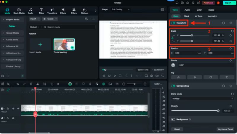 Edit The Video