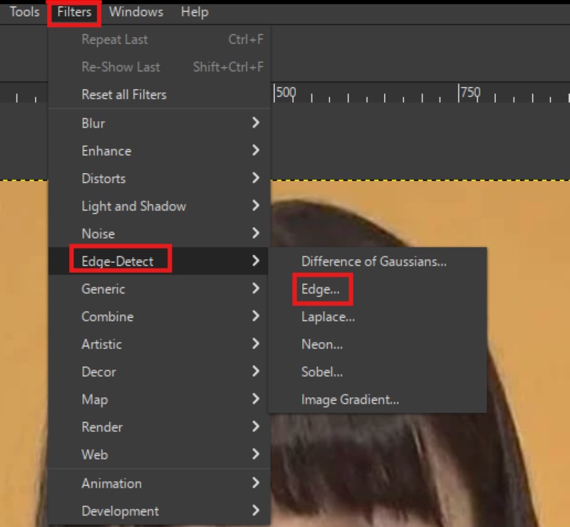Gimp Edge