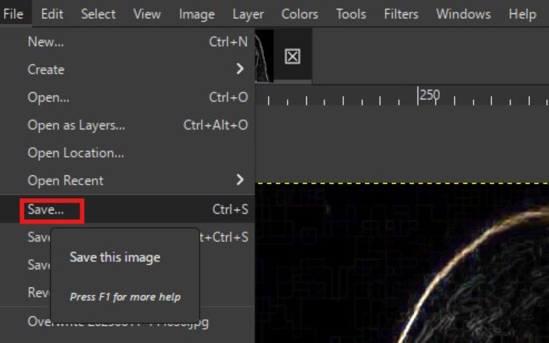 Gimp Export