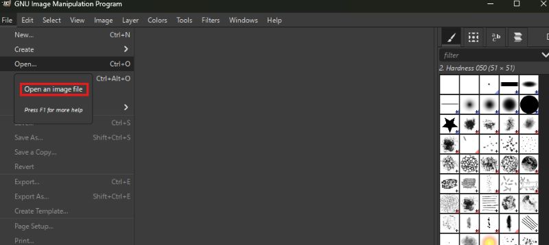 Gimp Import