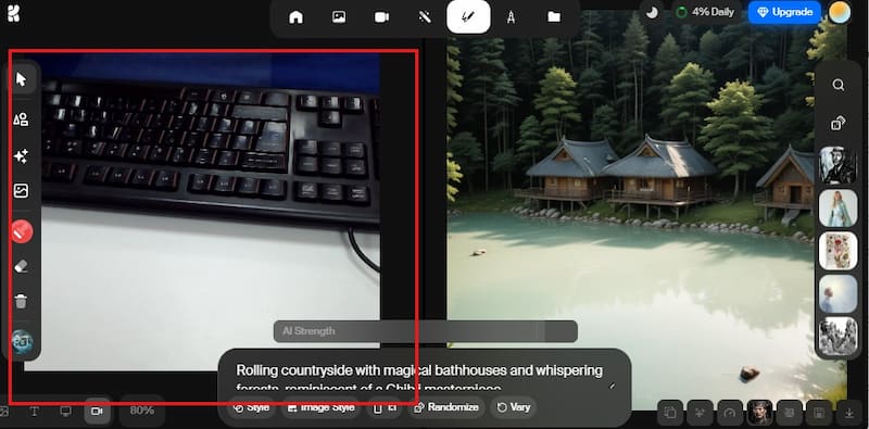 Krea Video Camera Integration