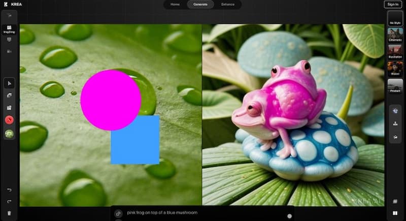 Krea Video Render Real Time