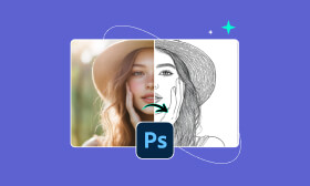 Photoshop Picture To Line Drawing