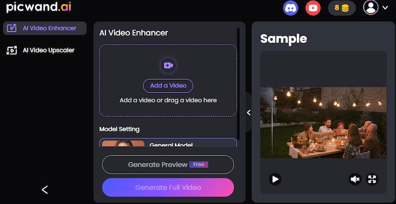 Picwand Add Video Button
