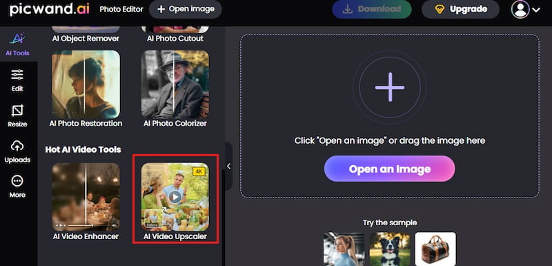 Picwand Get Ai Video Upsacaler
