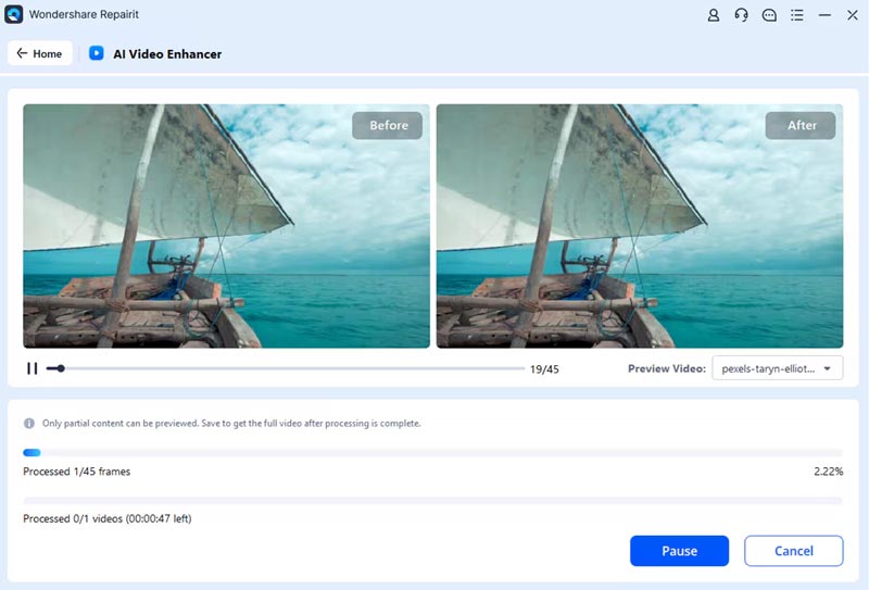 Repairit Ai Video Enhancer