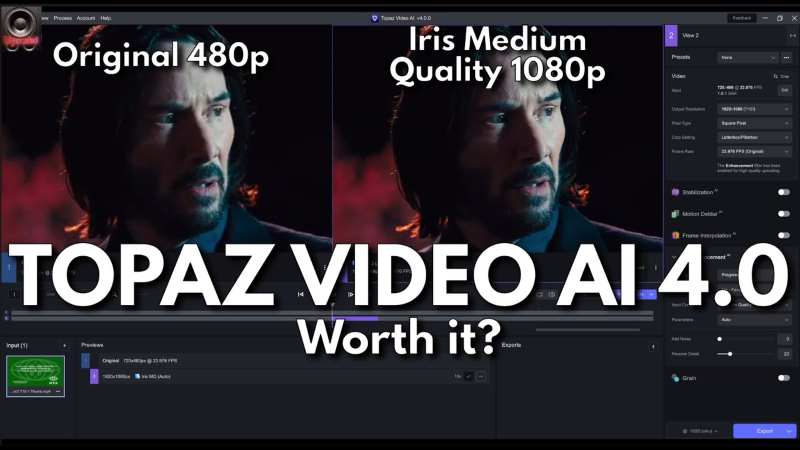 Topaz Video AI Sharpener