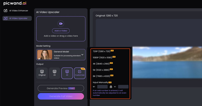 Upscale Video To 4k 5k 8k Online Picwand Ai
