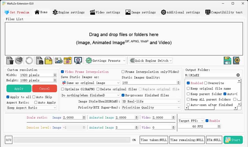 Waifu2x Open Source AI Video Upscaler